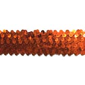 Elastic sequin, 4 rows, 1,6 - #28 ORANGE