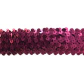 Elastic sequin, 4 rows, 1,6 - #22 WINE