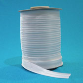 15 mm satin cover strap - WHITE (fehér)