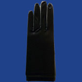 Csuklóig érő női matt spandex kesztyű 2200 Ft/Pár - Black (Fekete)