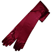 Satin gloves ds 212 - #55 BURGUNDY