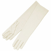 Gloves ds 1239-8bl - LIGHT IVORY