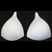 Háromszögletű mellemelős mellkosár - WHITE (fehér)