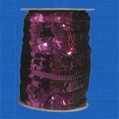 Sequin 1cm elastic - BURGUNDY F (515)