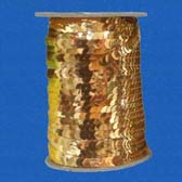 Flitter 1 cm elasztikus  - #53 GOLD