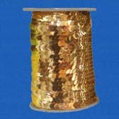 Sequin 1cm elastic - #53 GOLD