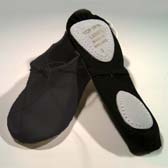 Balett gyakorló cipő csepptalpas model. - Black (Fekete)