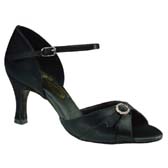 Freed of London Leona latin dance shoes - Black (Fekete)