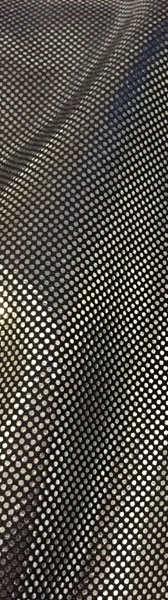 Fémesen csillogó táncruha anyag - BLACK/SILVER