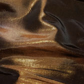 Metallic glittering taffeta - BROWN/GOLD