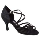 Freed of London Lois latin dance shoes - Black (Fekete)