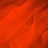 Fluorescent medium hardness for decorative tulle - FLUORESCENT TANGERINE