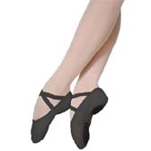Kód: 36910  Csepptalpas balett gyakorló cipő 34-45-ös méretben Grishko 03006 model. - Black (Fekete)