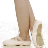 Kód: 36912  Piskótatalpas gyermek balett gyakorló cipő 24-30-as méretben Grishko 03006 model. - BALETT PINK ( TEST SZÍN )