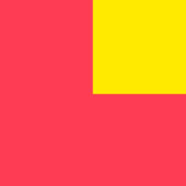 Két oldalas matt neon színű lycra  anyag - FUXIA / GIALLO