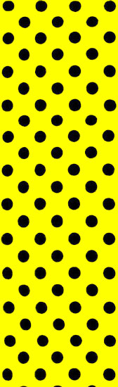 Pöttyös fürdőruha anyag - YELLOW/BLACK 32