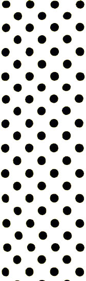 Pöttyös fürdőruha anyag - WHITE/BLACK
