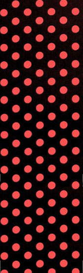 Pöttyös fürdőruha anyag - BLACK/RED 71 LYB