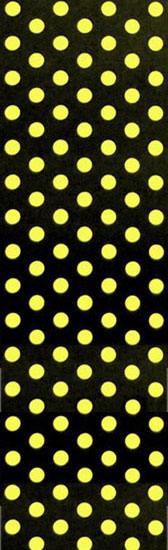Pöttyös fürdőruha anyag - BLACK/YELLOW 28 AC4B