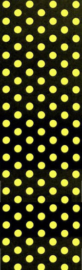 Polka dot material - BLACK/YELLOW 28 AC4B