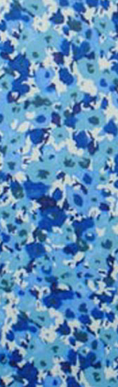 Nyomott mintás fürdőruha anyag - BLUE
