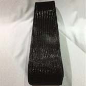 Horsehair ribbon 7,5 cm width - Black (Fekete)