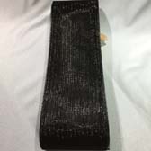 Horsehair ribbon 10 cm width - Black (Fekete)