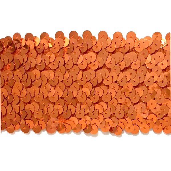 6 soros elasztikus flitterbortni, 6 cm széles