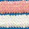 Elastic sequin trims