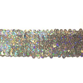 5 soros hologramos elasztikus flitterbortni 4,5 cm széles 5 soros hologramos elasztikus flitterbortni 4,5 cm széles