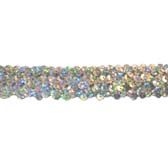 3 soros hologrammos elasztikus flitterbortni, 3 cm széles 3 soros hologrammos elasztikus flitterbortni, 3 cm széles