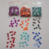 6 mm prismatic plate shape sequin