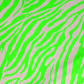 Zebra patterned neon material