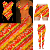 Printed pattern lycra