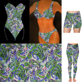 Printed pattern lycra