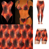 Printed pattern lycra