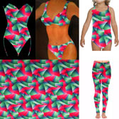 Printed pattern lycra