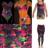 Printed pattern lycra