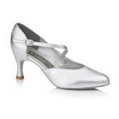 Open waist PU court shoe with closed toe